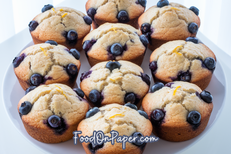 Sourdough Blueberry Muffins