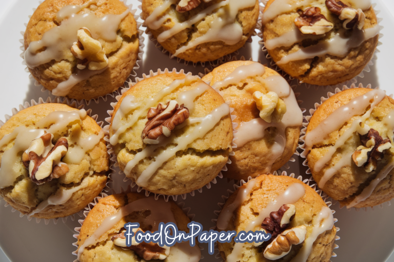 Bakery-Style Coffee Cake Muffins with Vanilla Glaze
