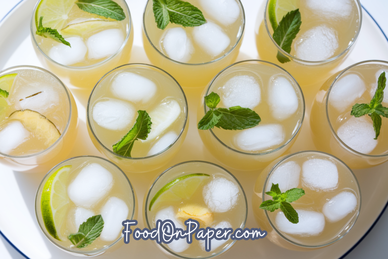 Pineapple Mint Detox Drink