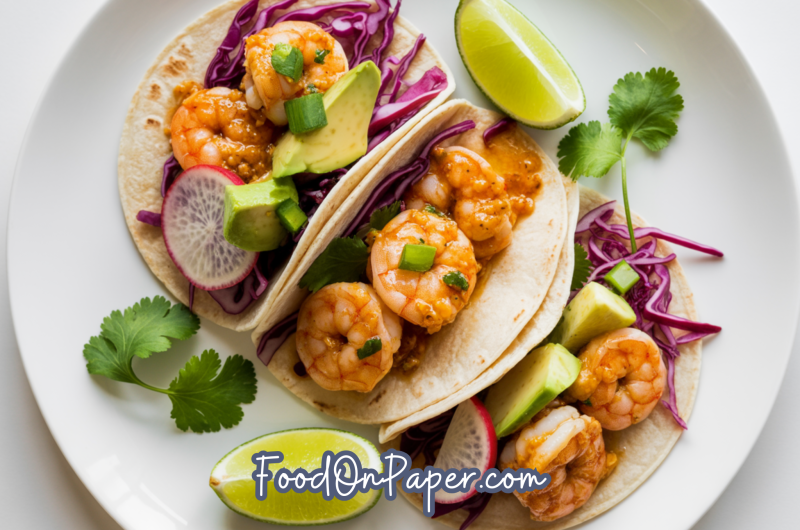 Lemon Garlic Shrimp Tacos