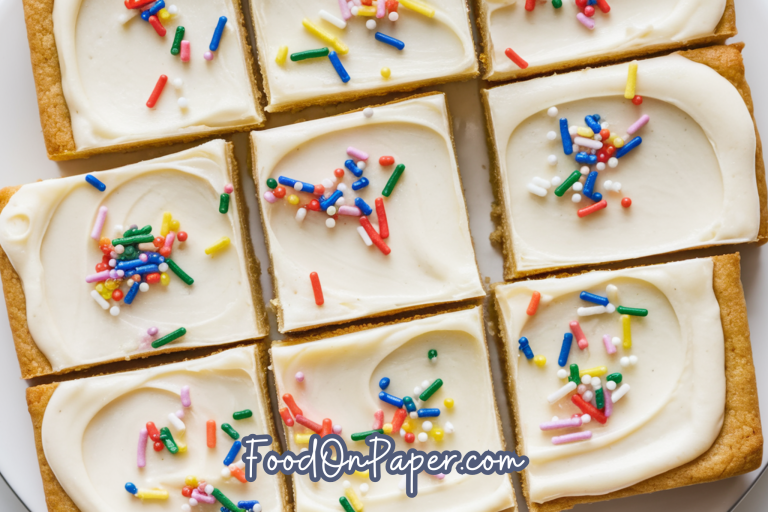 frosted sugar cookie bars