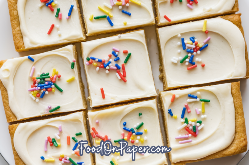 frosted sugar cookie bars