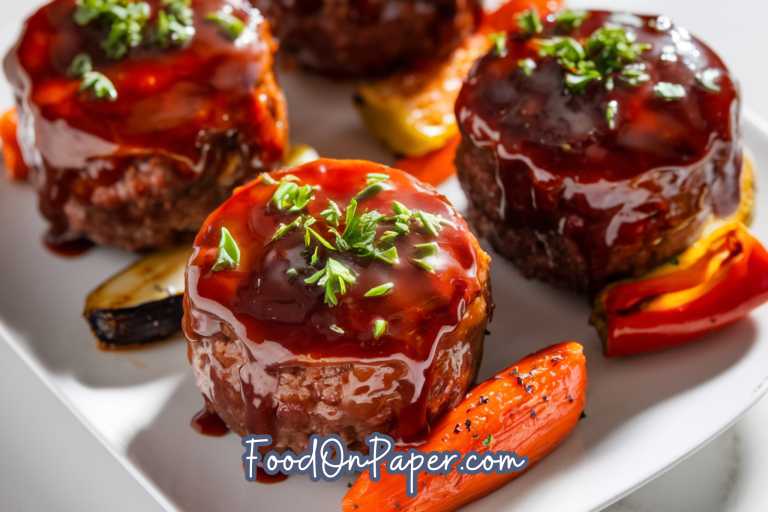 light mini bbq meatloaf