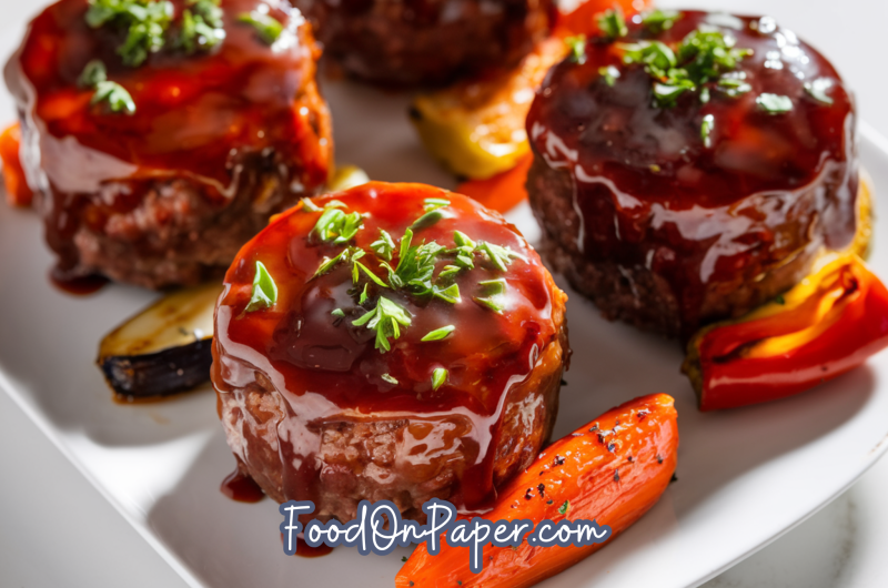 light mini bbq meatloaf
