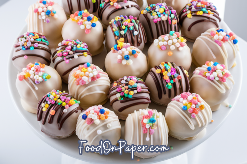 No-Bake Cake Batter Truffles