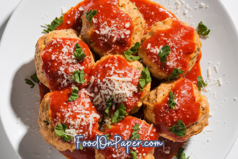 baked chicken meatballs