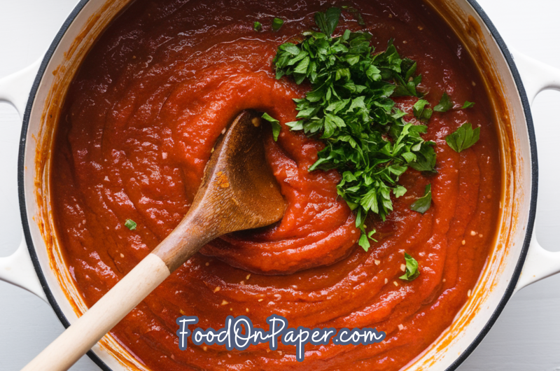 homemade spaghetti sauce