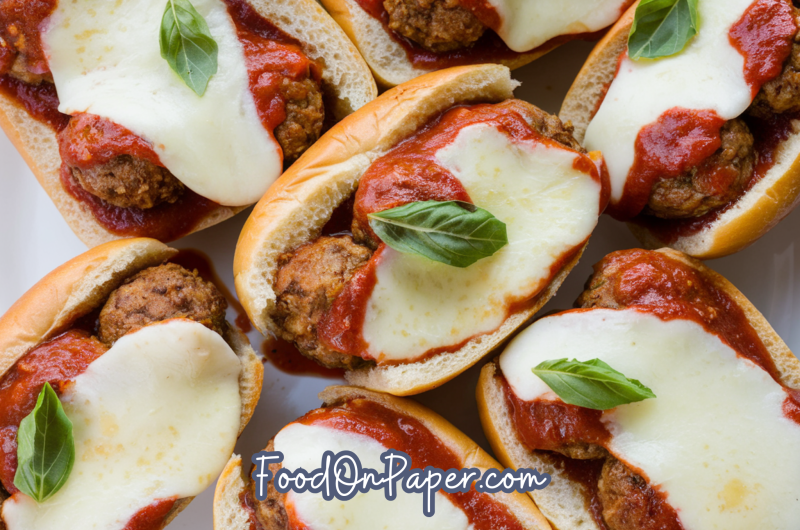 Italian meatball subs