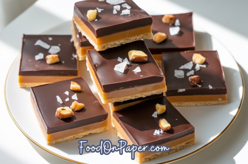 No-Bake Millionaire's Shortbread Bars