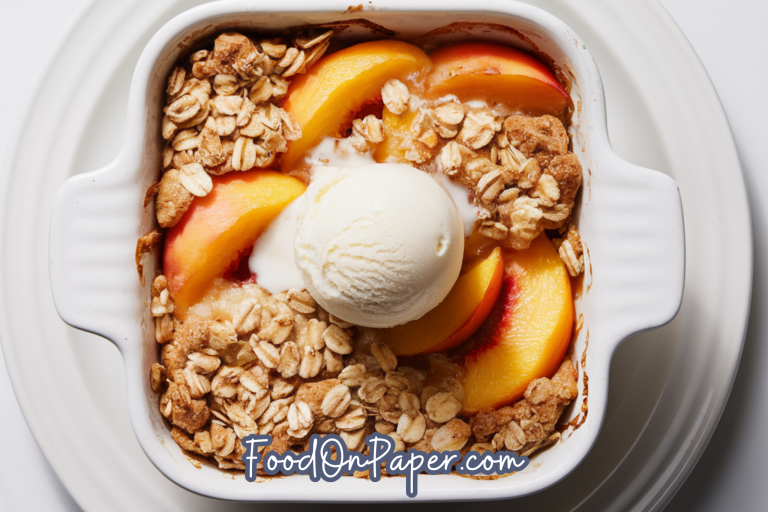 peach crisp