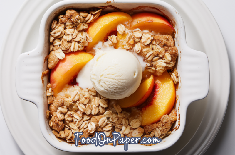 peach crisp
