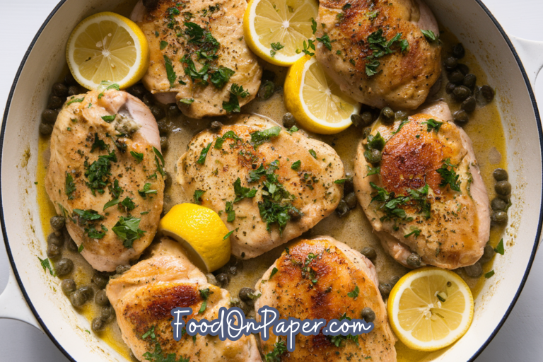 creamy lemon chicken piccata