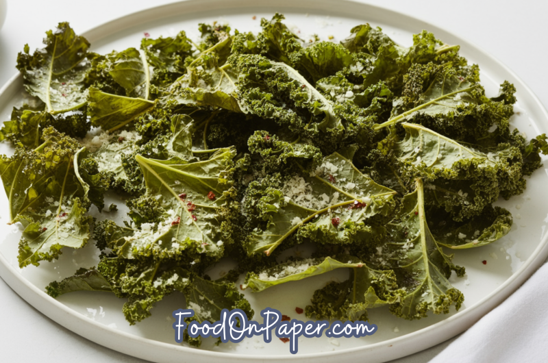 garlic and parmesan kale chips