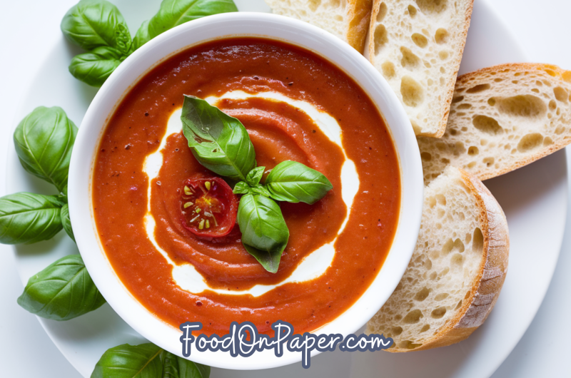 roasted tomato basil soup